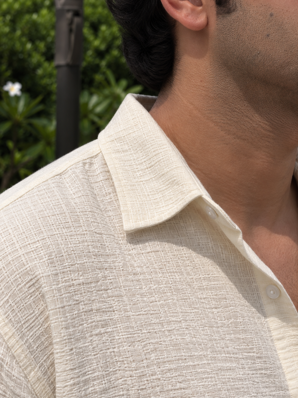 Riveria gauze shirt